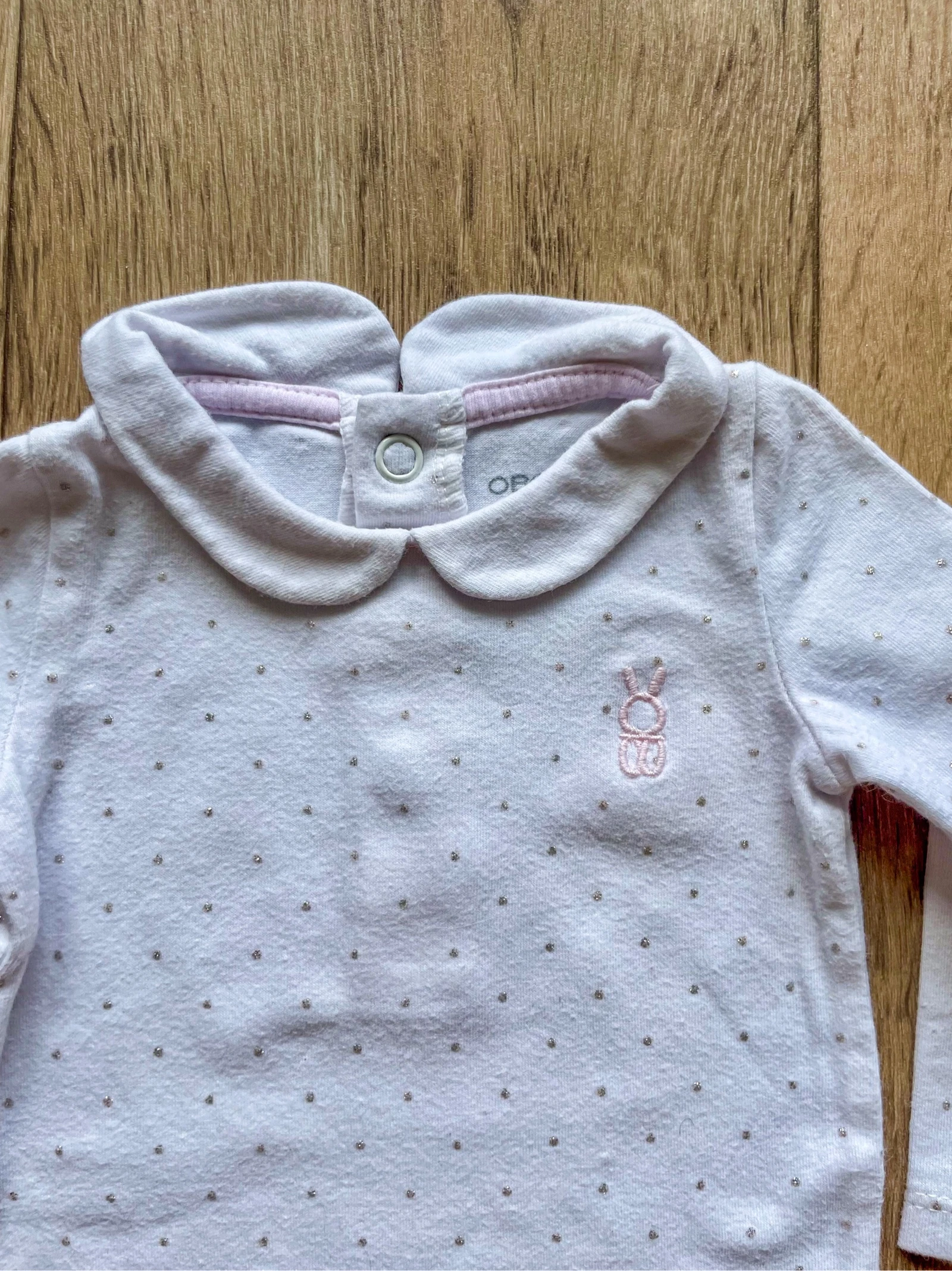 Lot of long-sleeve bodysuits for baby girls size 3 months – photo 10